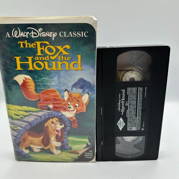 The Fox And The Hound VHS 1994 Walt Disney Classic Original Animated Masterpiece - Picture 3 of 3